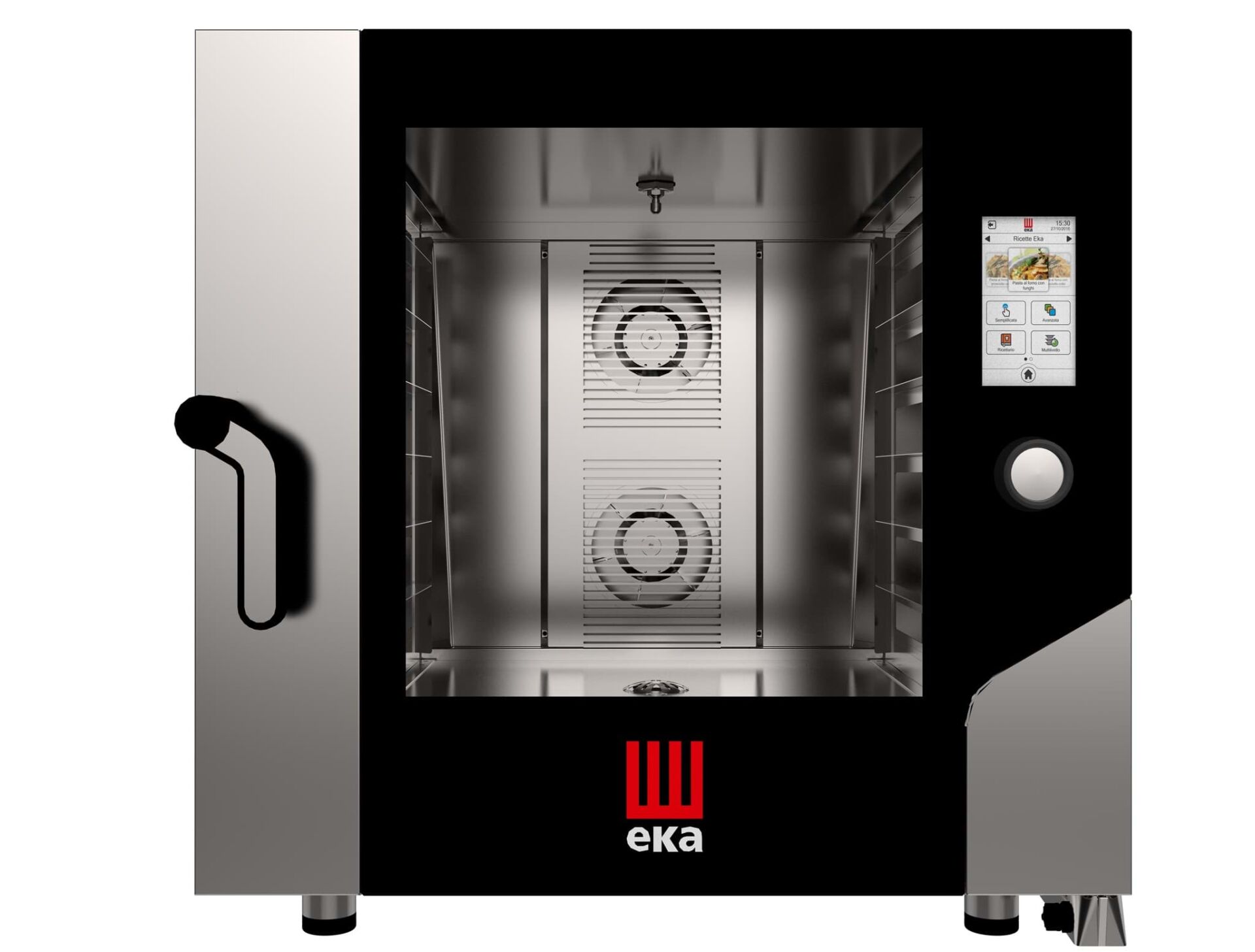 Elektrikli Konveksiyonlu Fırın, Nemlendirmeli, Dokunmatik Kontrollü, 6 Tepsili