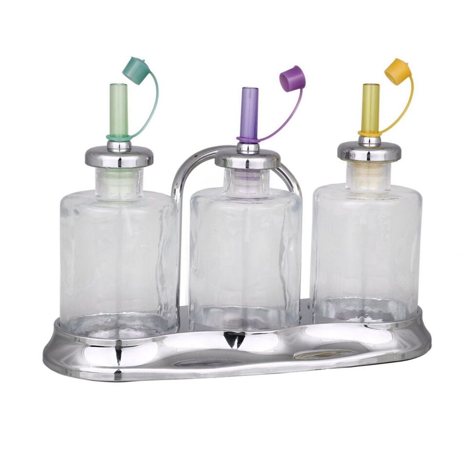 Krom Standlı 3'lü Sirkelik Takımı