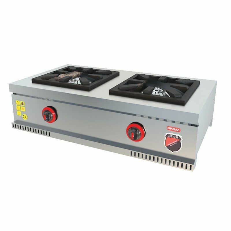 Işıkgaz LPG'li Set Üstü Çiftli Midi Ocak