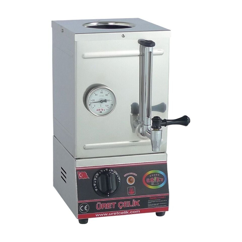 Üret Çelik 15’lik Pleytsiz Kahveci Kazanı - 12 Litre