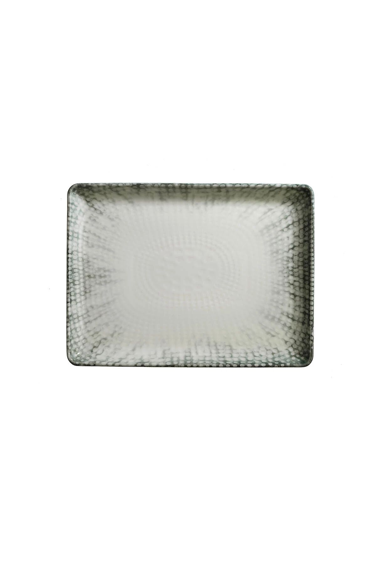 Bone Tan Dekorsuz Düz Tabak 23*17 Cm
