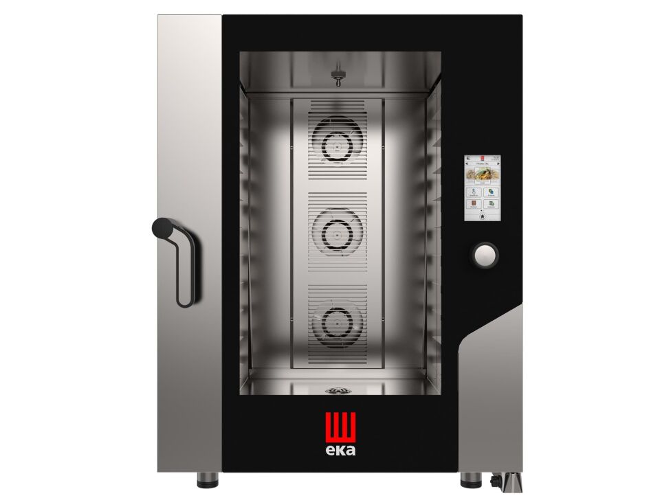 Elektrikli Konveksiyonlu Fırın, Nemlendirmeli, Dokunmatik Kontrollü, 10 Tepsili