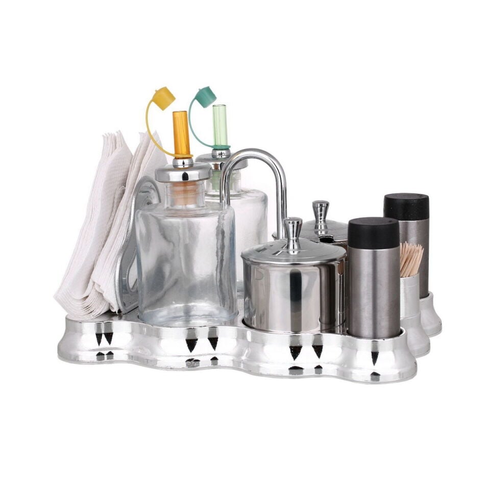 Krom-Plastik 8'li Menaj Takımı