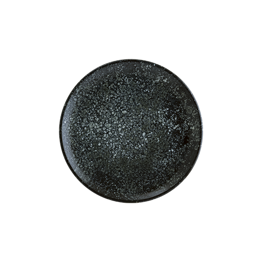 Cosmos Black Gourmet Düz Tabak 17 Cm