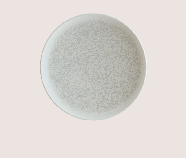 Lunar Beyaz Hygge Çukur Tabak 25 Cm