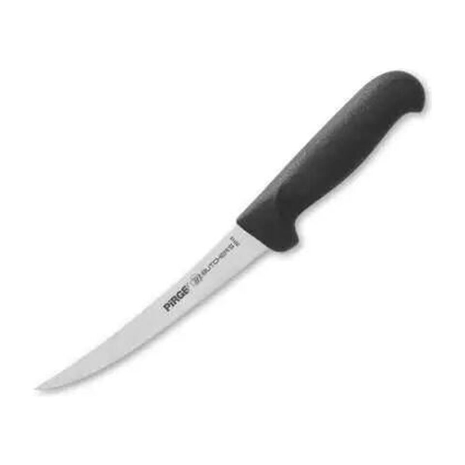 Pirge Butcher's Sert-Kıvrık Sıyırma Bıçağı 15 Cm