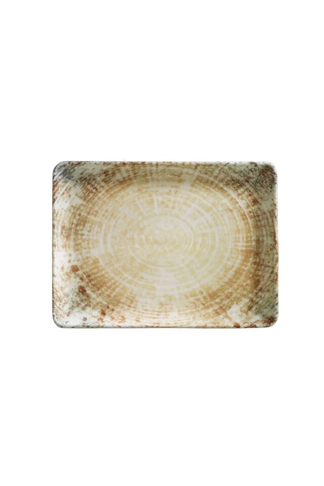 Bone Tan Düz Tabak 27*20 Cm