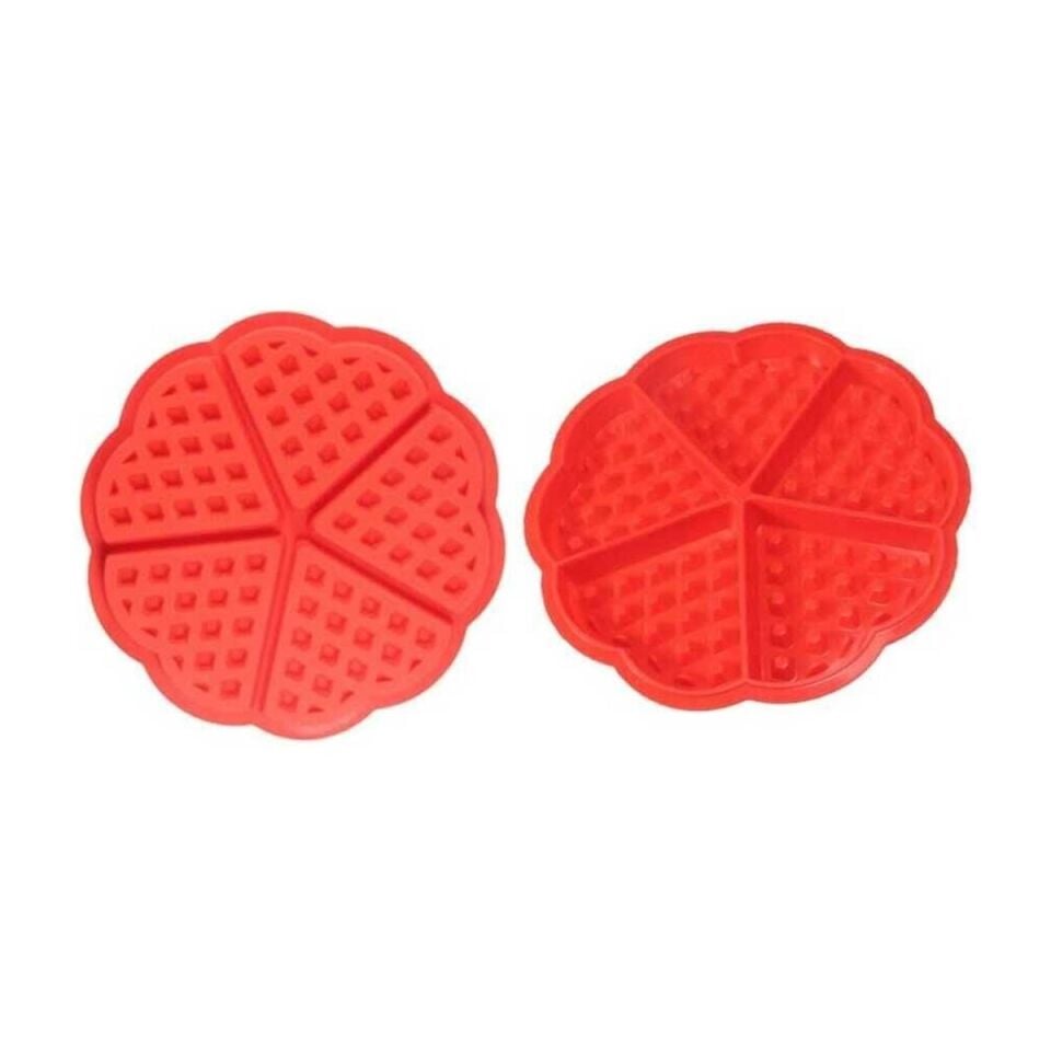 Waffle Kalıbı 5 Bölmeli Silikon