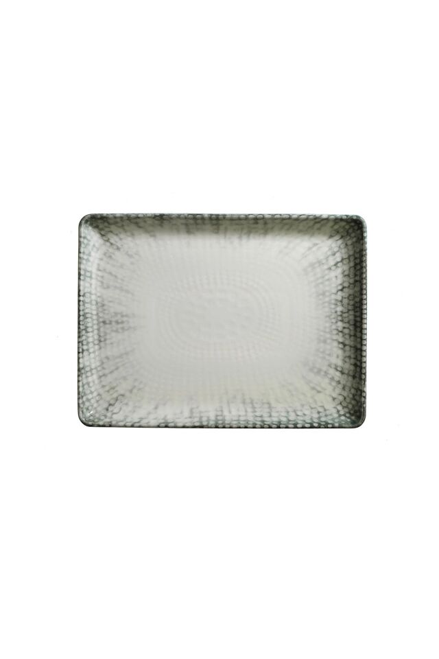Bone Tan Düz Tabak 27*20 Cm
