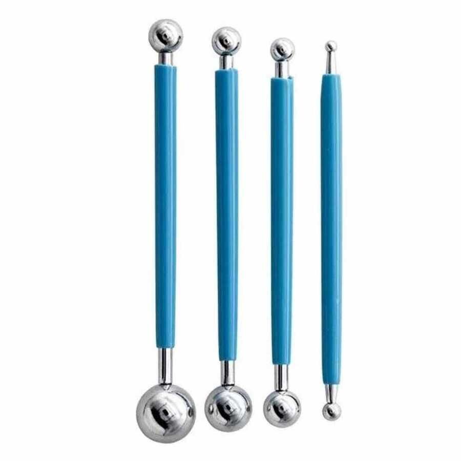 Metal Top Marzipan Seti