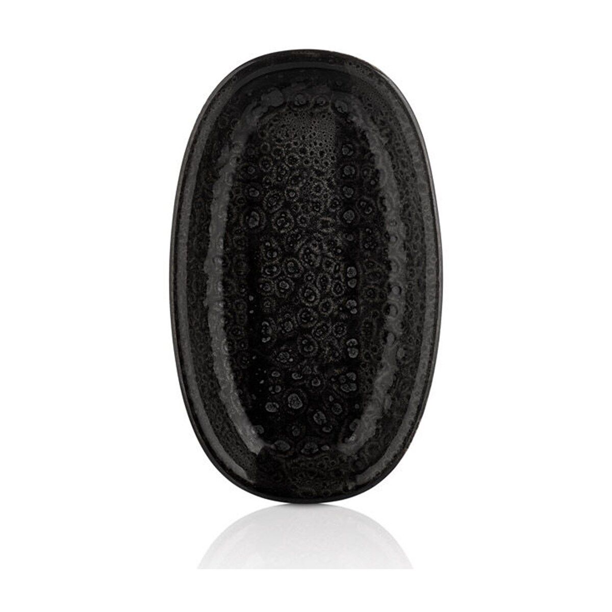 Cowry Black Zest 19 Cm Oval Tabak 19*11 Cm