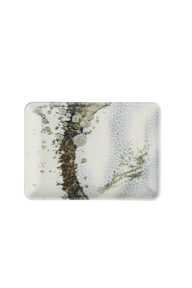 Bone Tan Düz Tabak 30*22 Cm