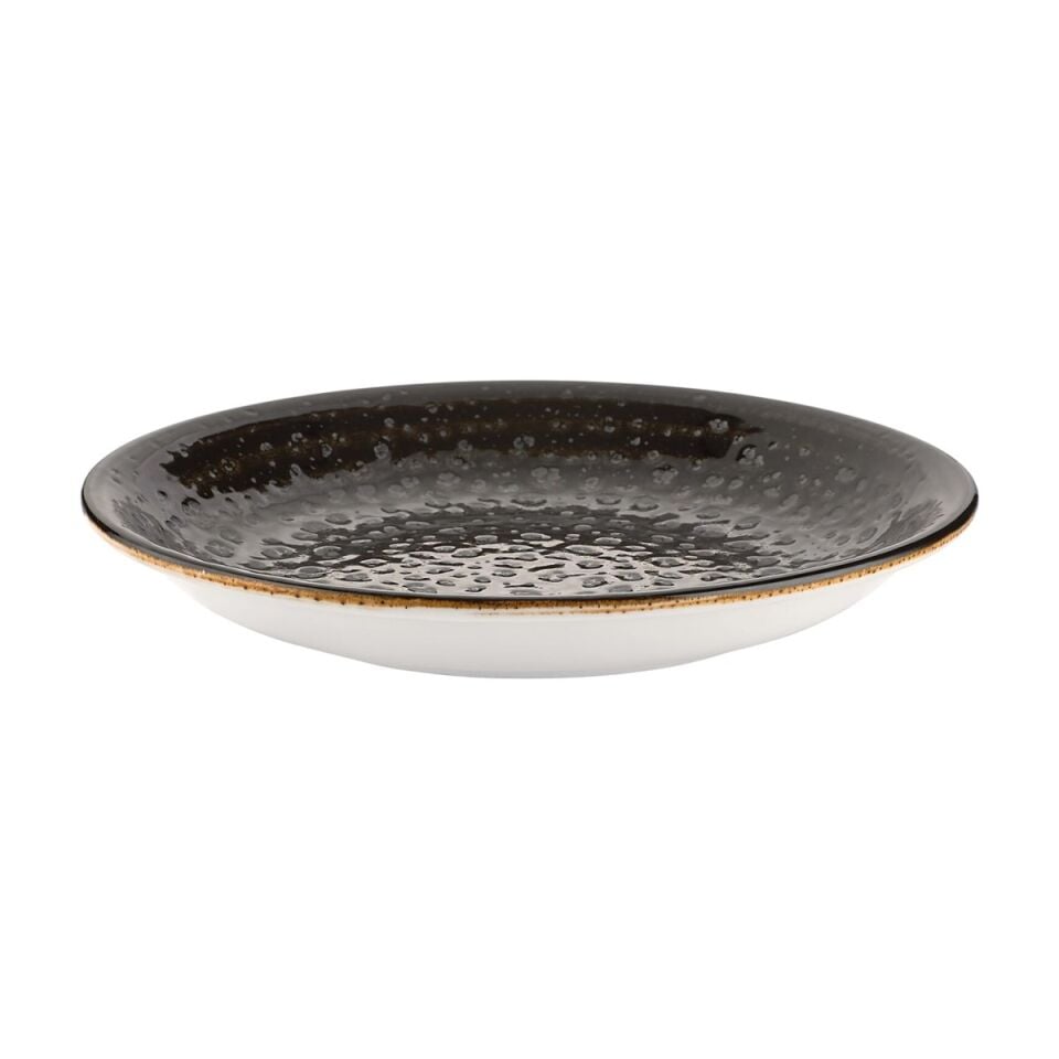 Cowry Black Zest Çukur Tabak 21 Cm 500 CC