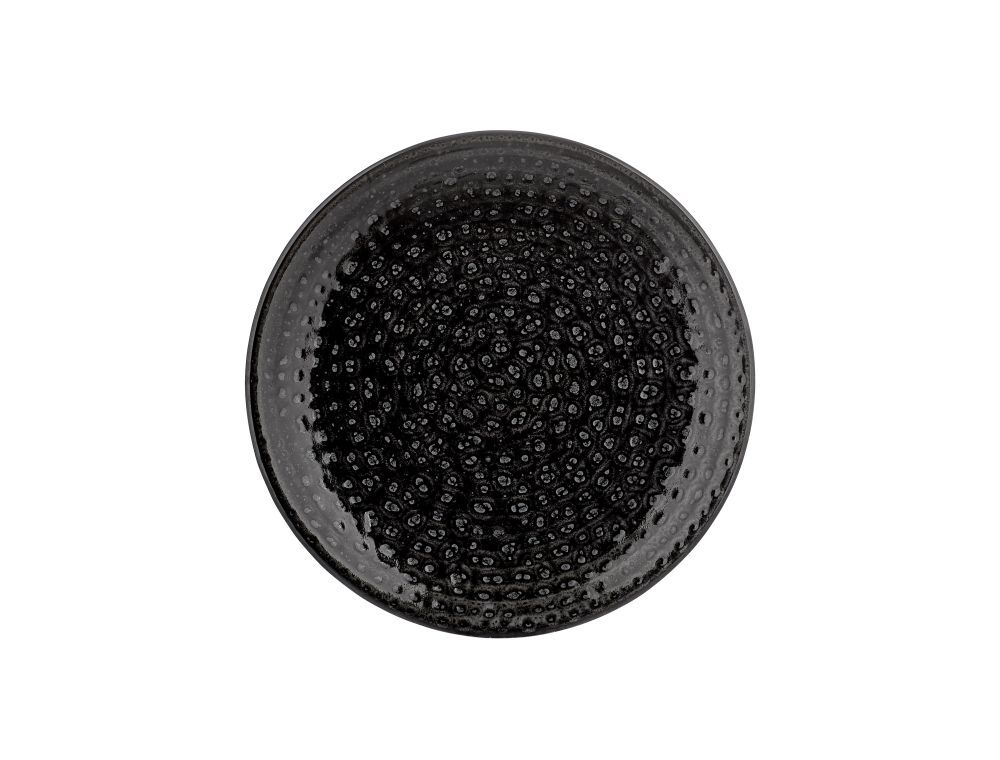 Cowry Black Zest Düz Tabak 21 Cm