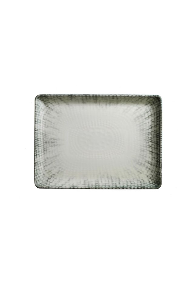 Bone Tan Düz Tabak 30*22 Cm