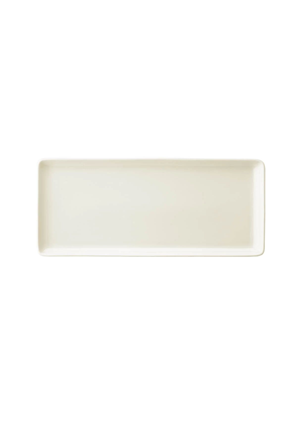 Bone Tan Dekorsuz Düz Tabak 35*15 Cm