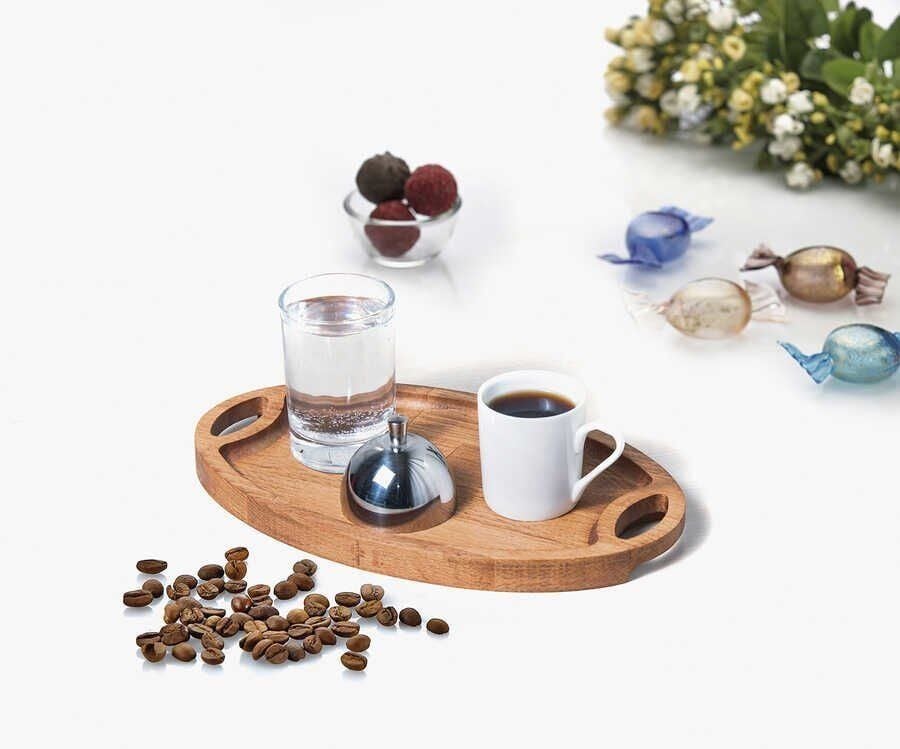 Biradlı Türk Kahve Sunum Seti