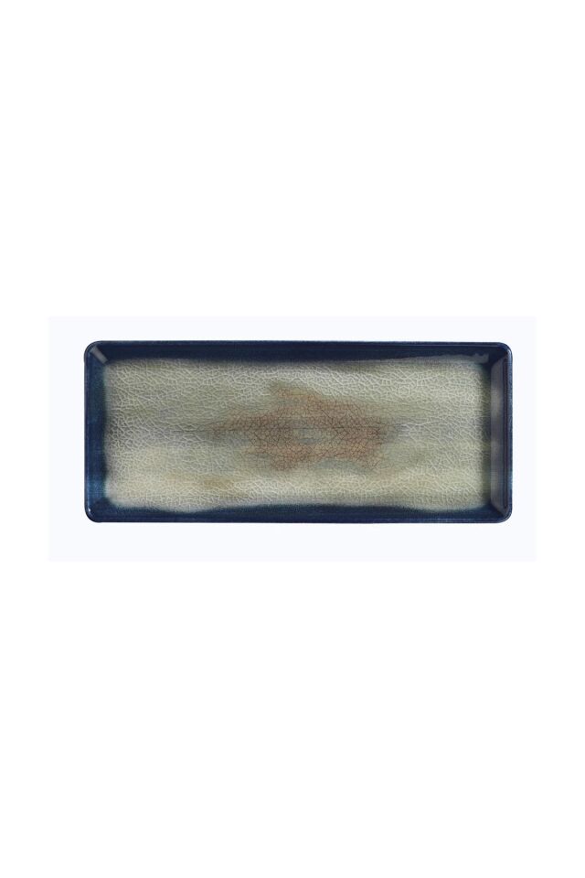 Bone Tan Düz Tabak 35*15 Cm