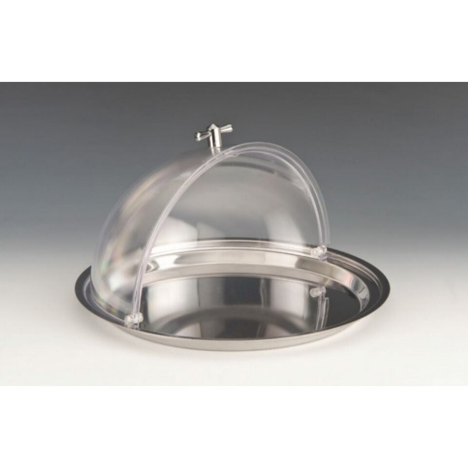 Çelik Tepsili Roll Top Kapaklı Teşhir Standı