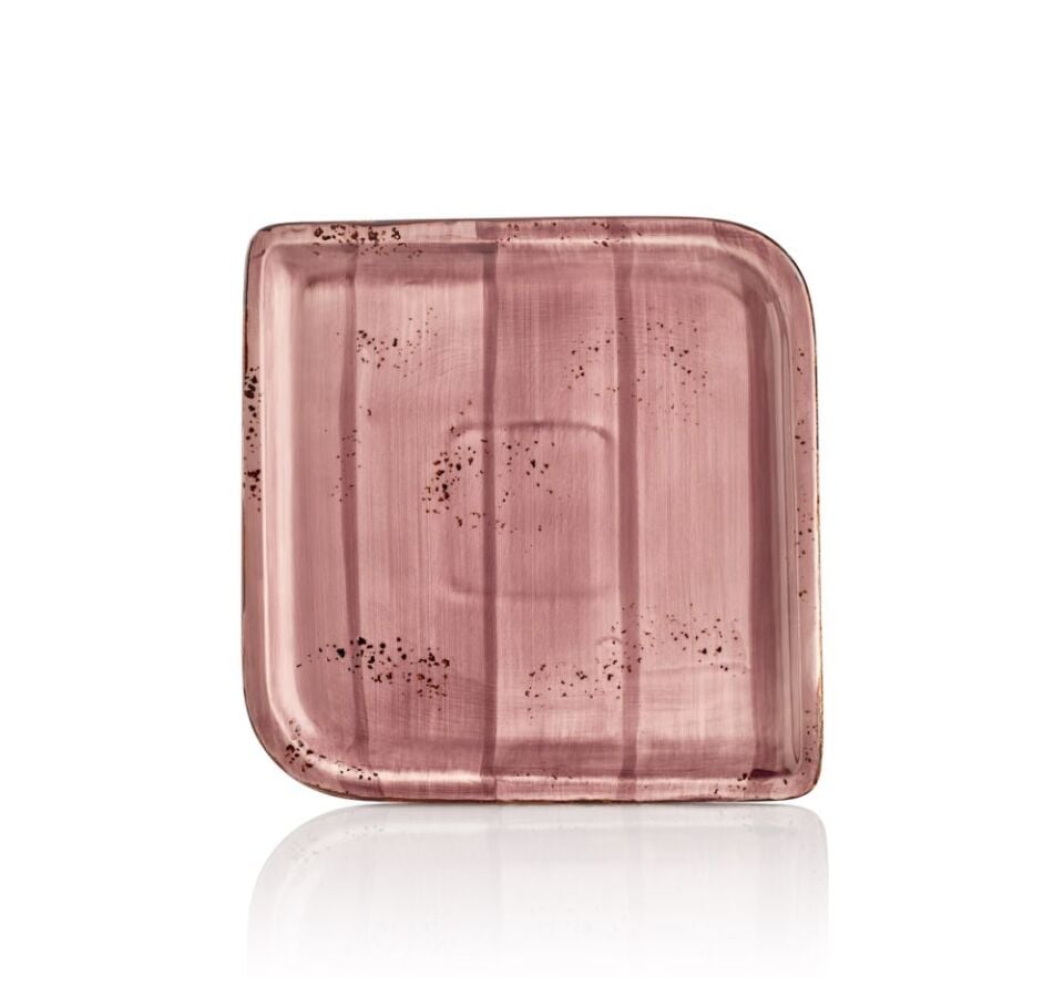 Rose Arel 25 Cm Kare Plate 19*19 Cm