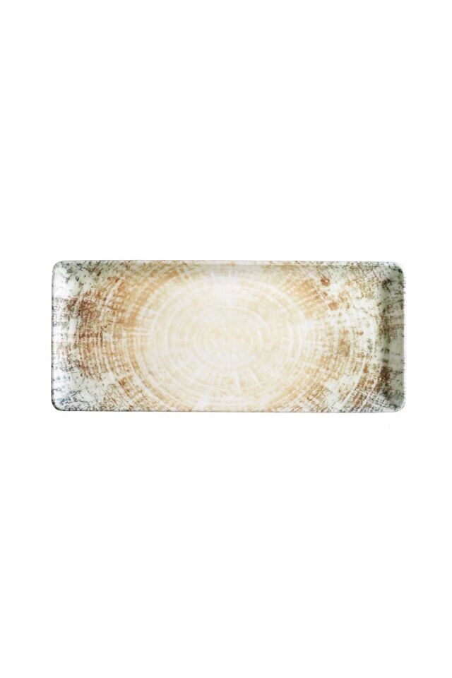 Bone Tan Düz Tabak 35*15 Cm