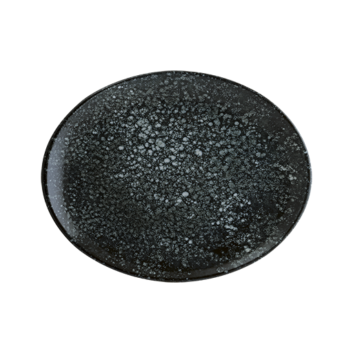 Cosmos Black Moove Oval Tabak 36*28 Cm