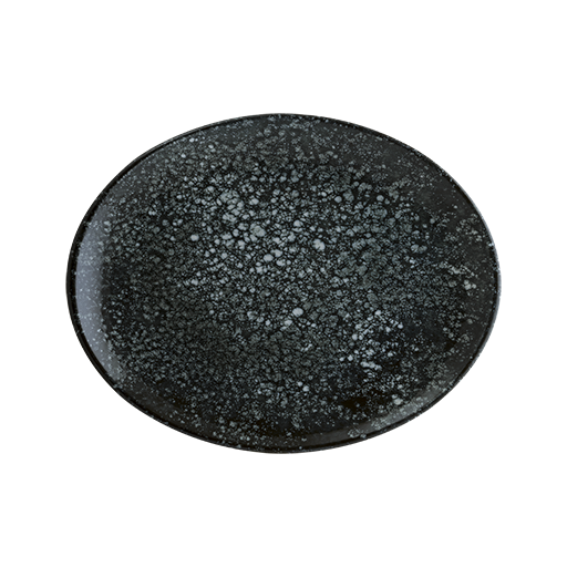 Cosmos Black Moove Oval Tabak 36*28 Cm