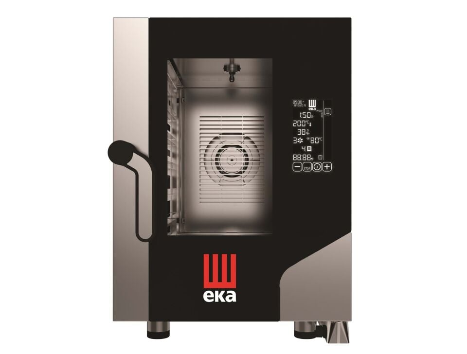 Elektrikli Kompakt Konveksiyonlu Fırın, Elektronik Kontrol, 6*GN 2/3