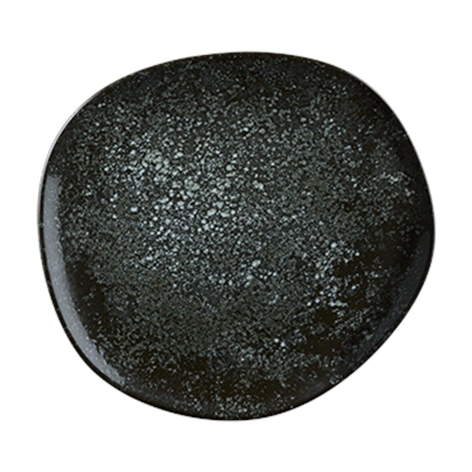 Cosmos Black Vago Düz Tabak 15 Cm