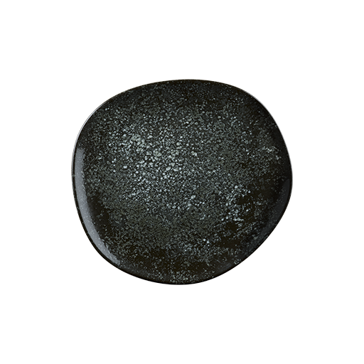 Cosmos Black Vago Düz Tabak 15 Cm