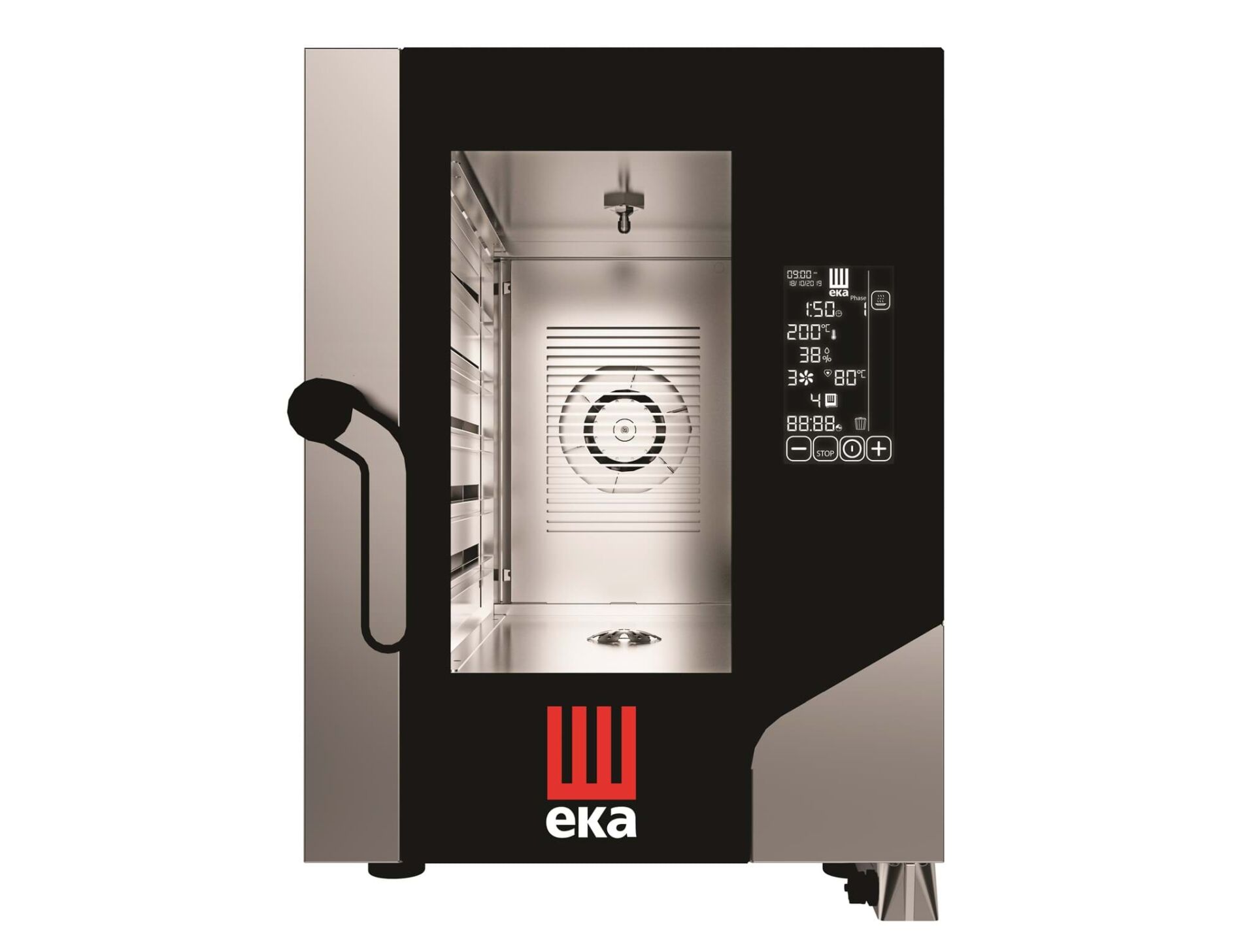 Elektrikli Kompakt Konveksiyonlu Fırın, Elektronik Kontrol, 6*GN 1/1