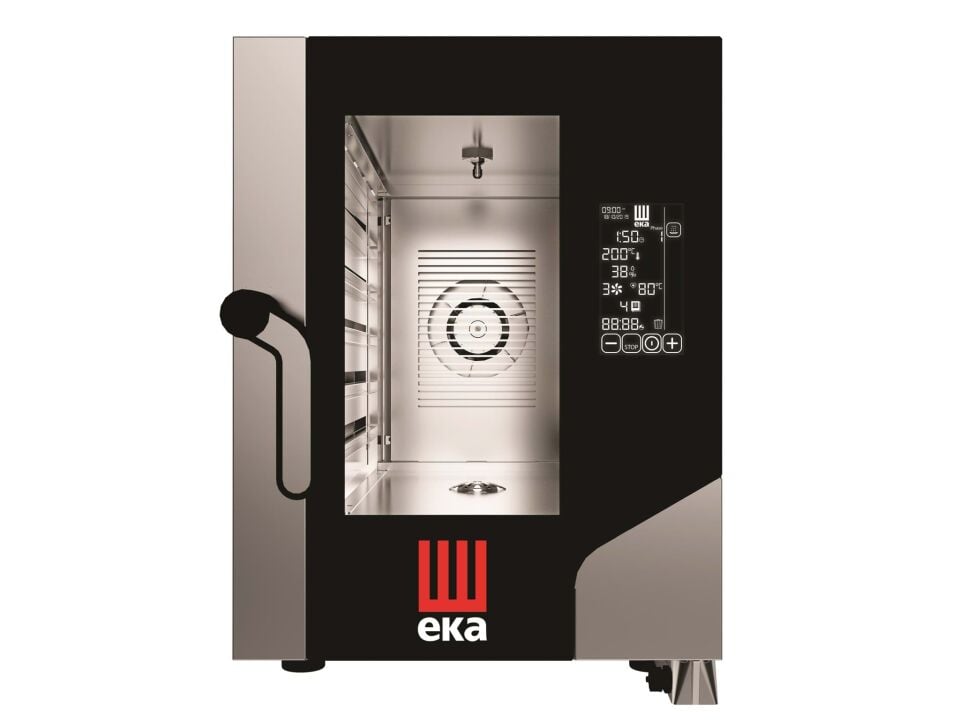 Elektrikli Kompakt Konveksiyonlu Fırın, Elektronik Kontrol, 6*GN 1/1