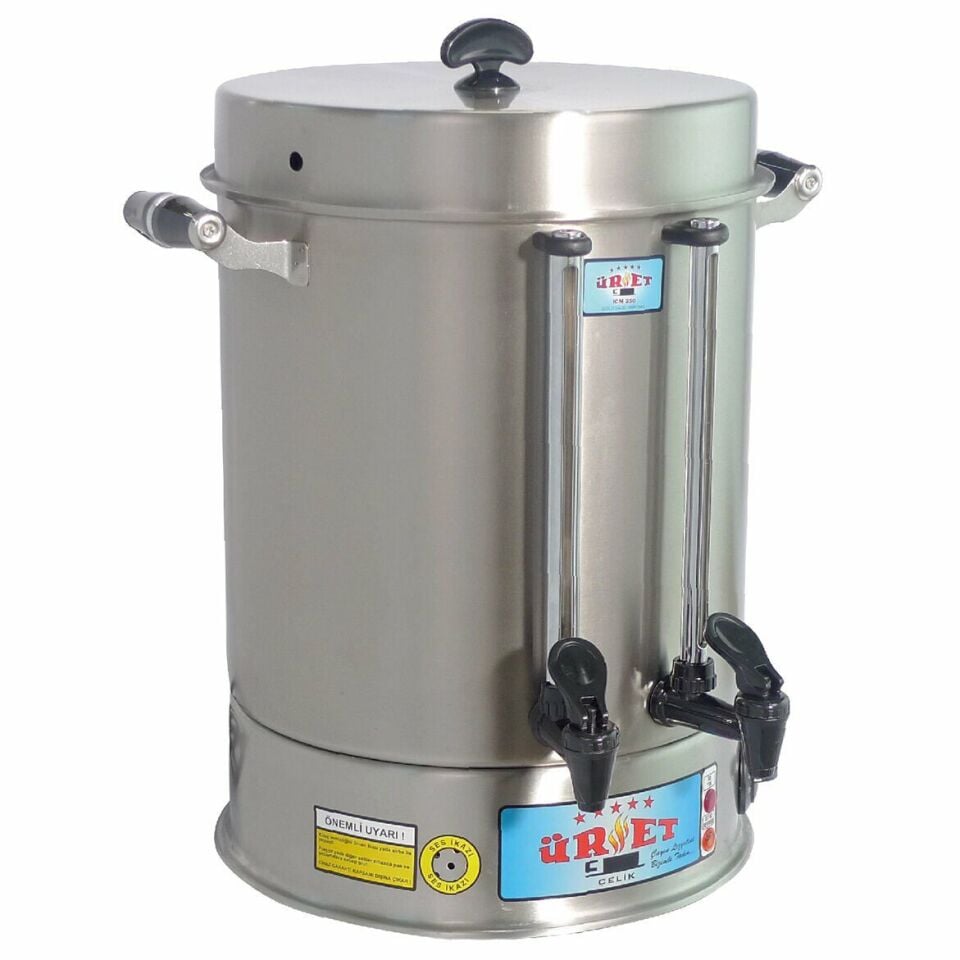 Üret Çelik 6 Litre Elegance Çay Makinesi - 50 Bardak