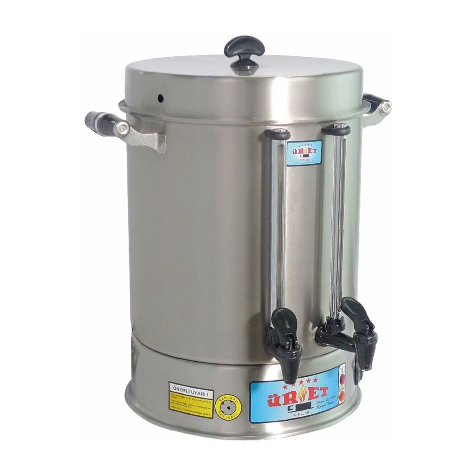 Üret Çelik 6 Litre Elegance Çay Makinesi - 50 Bardak