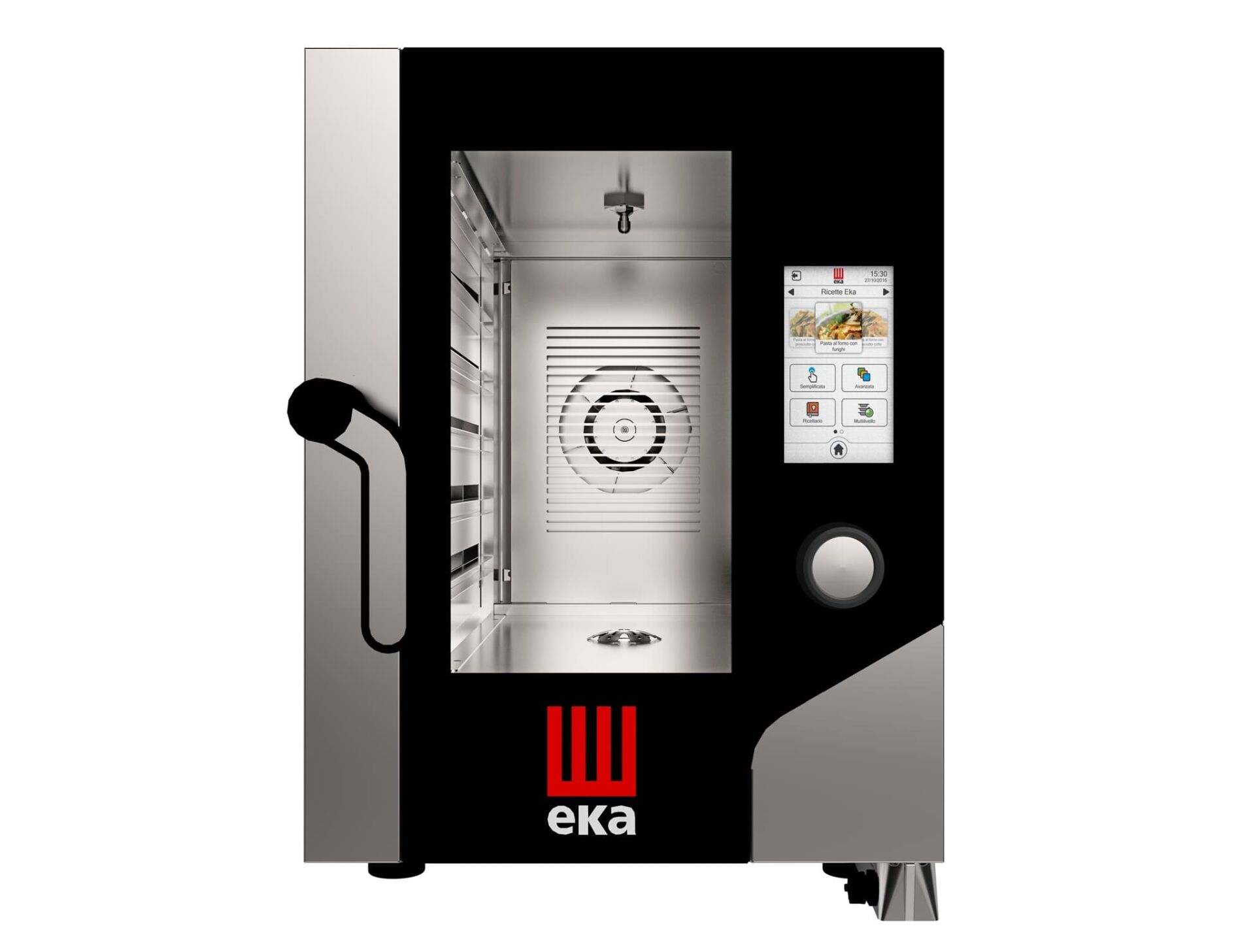 Elektrikli Kompakt Konveksiyonlu Fırın, Dokunmatik Kontrol, 6*GN 1/1