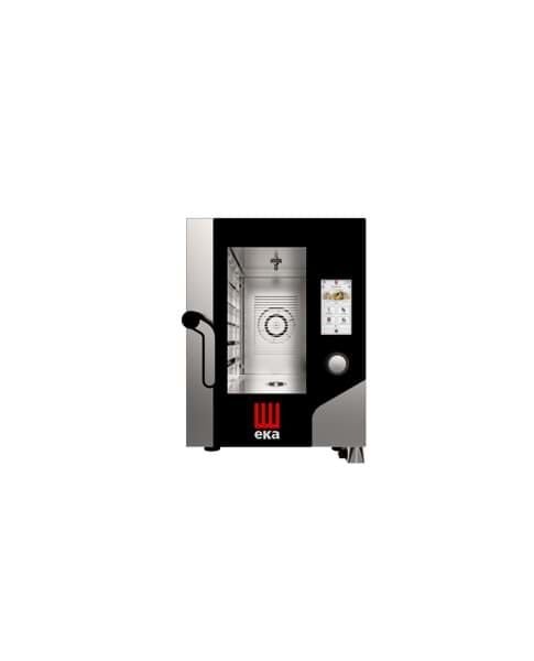 Elektrikli Kompakt Boylerli Kombi Fırın, Dokunmatik Kontrollü, 6*GN 1/1