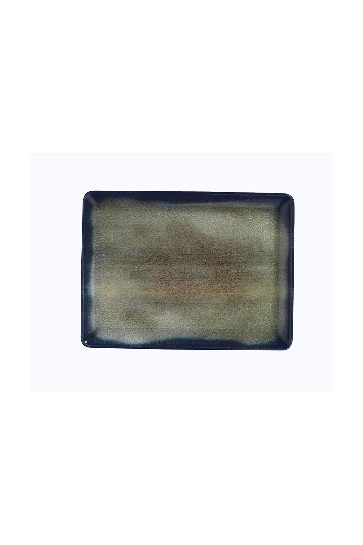 Bone Tan Düz Tabak 35*26 Cm