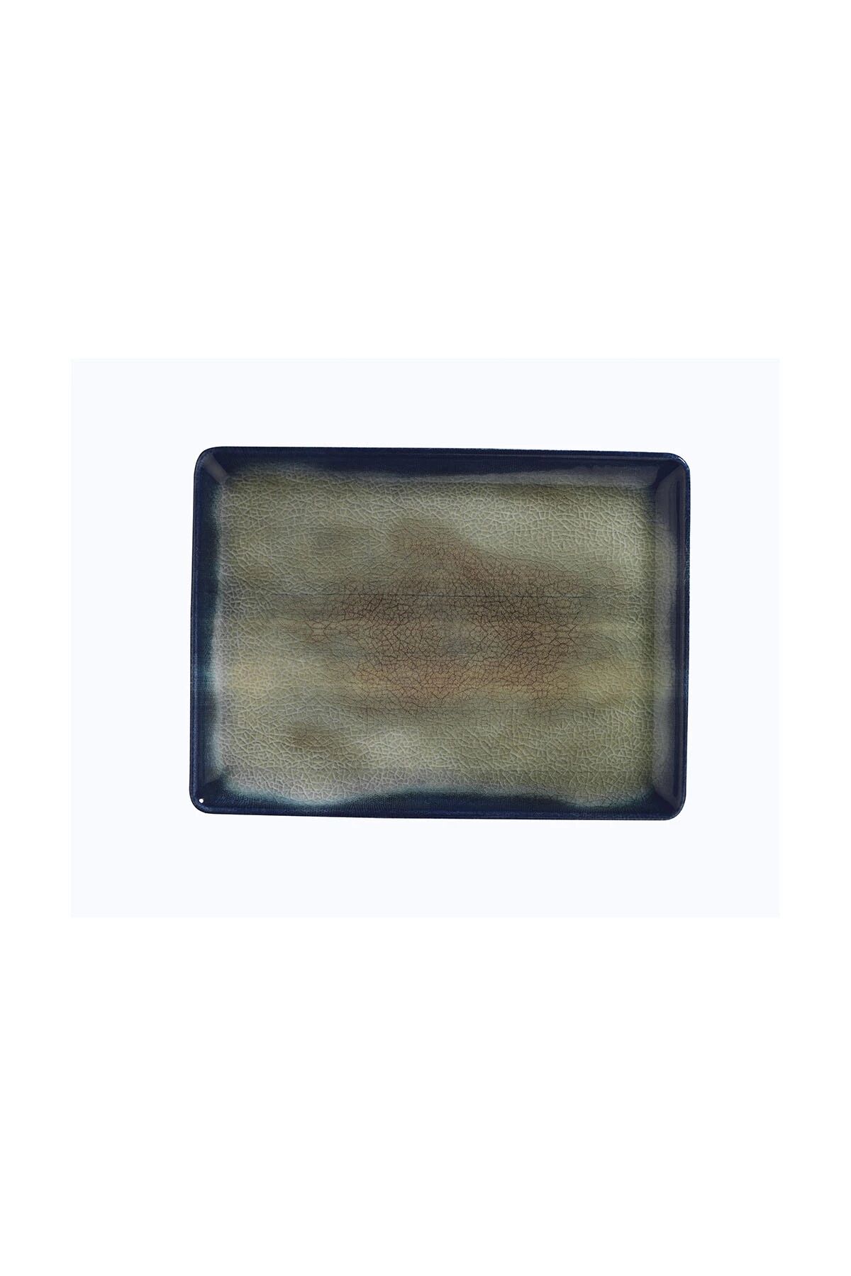 Bone Tan Düz Tabak 35*26 Cm
