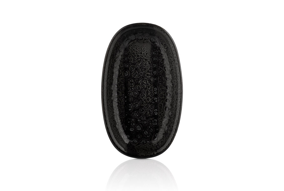 Cowry Black Zest 34 Cm Oval Tabak 34*20,5 Cm