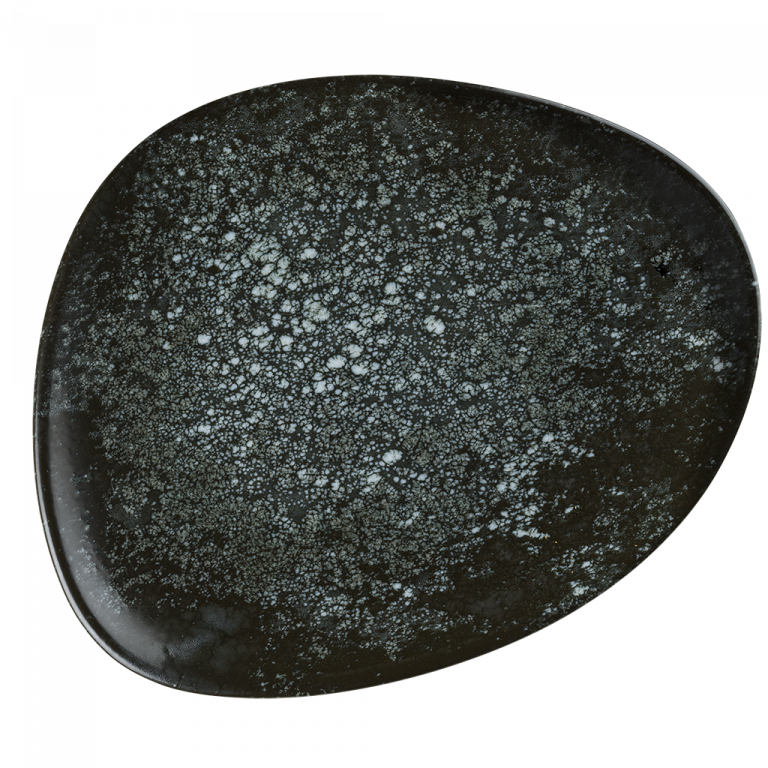 Cosmos Black Vago Düz Tabak 19 Cm