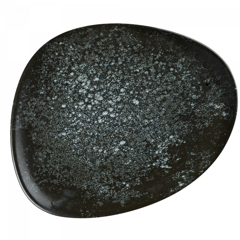 Cosmos Black Vago Düz Tabak 19 Cm