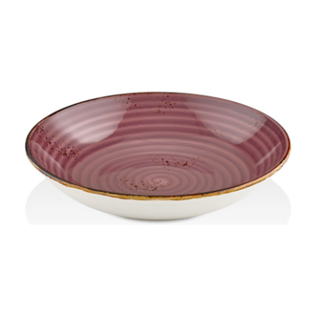 Rose Flavor Çukur Tabak 25 Cm 1300 CC