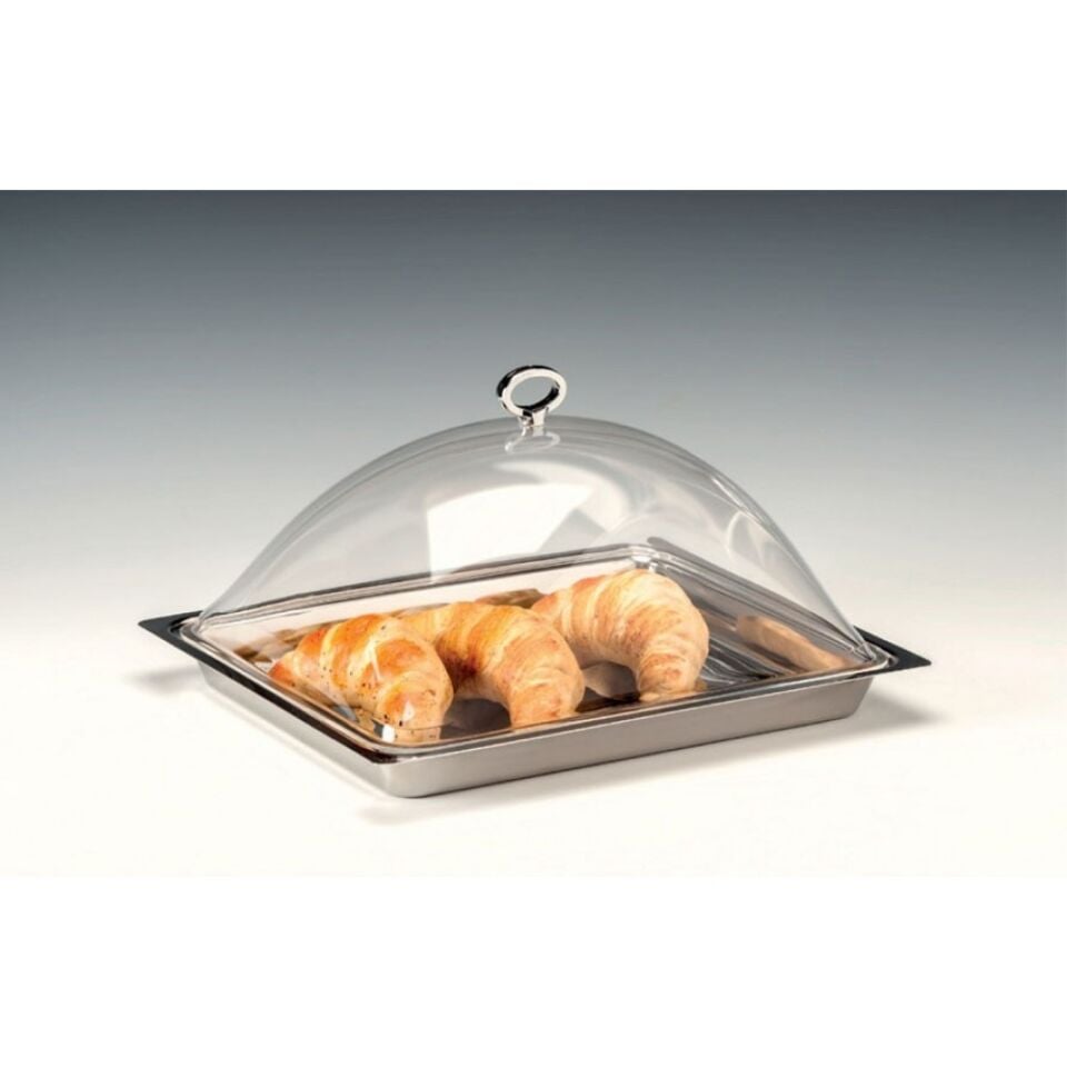 Akrilik Kapaklı Çelik Tepsili Teşhir Standı