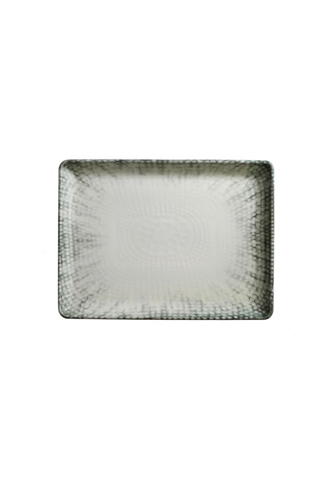 Bone Tan Düz Tabak 35*26 Cm