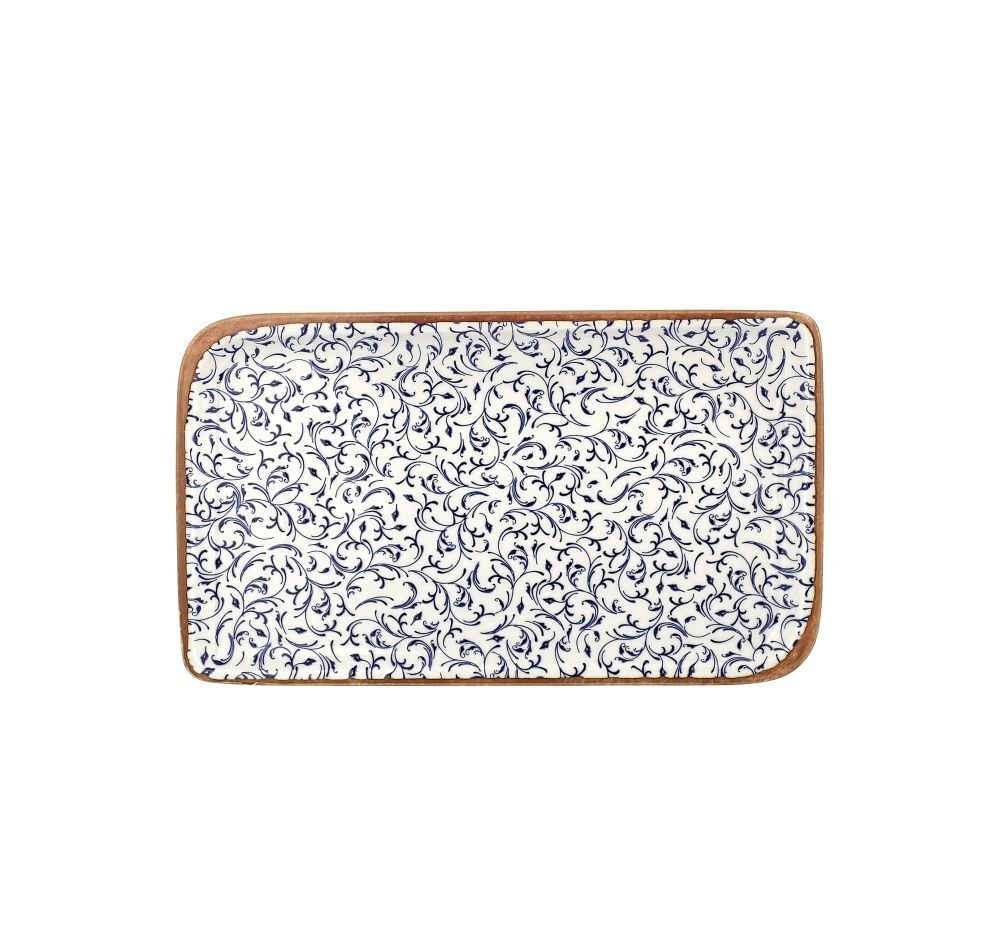 Edera Arel 28 Cm Dikdörtgen Tabak 24*15 Cm
