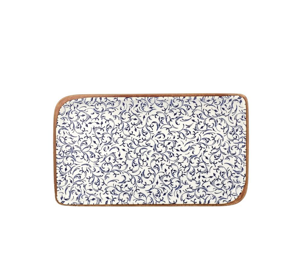 Edera Arel 28 Cm Dikdörtgen Tabak 24*15 Cm