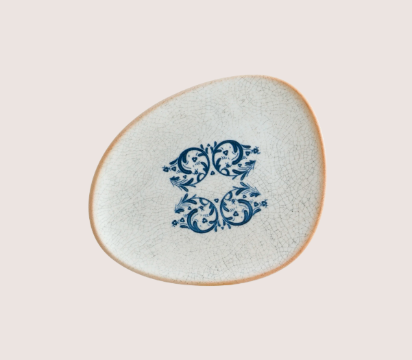 Viento Orta Desen Vago Düz Tabak 19 Cm