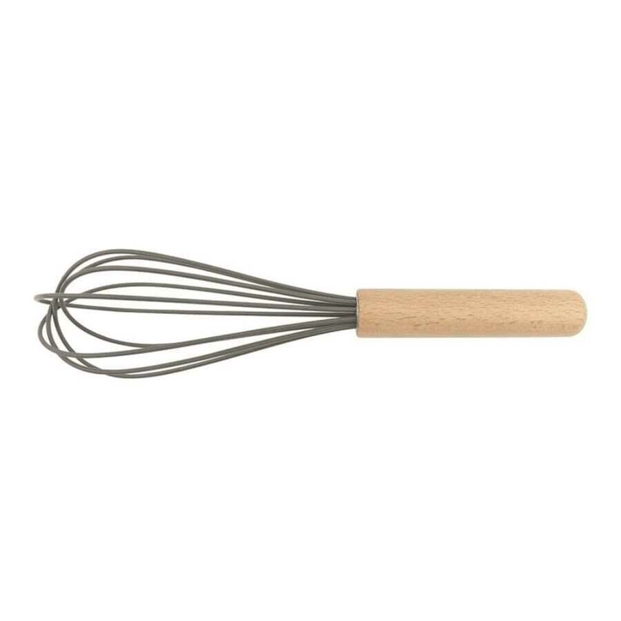 Ahşap Saplı Silikon Çırpıcı 25 Cm