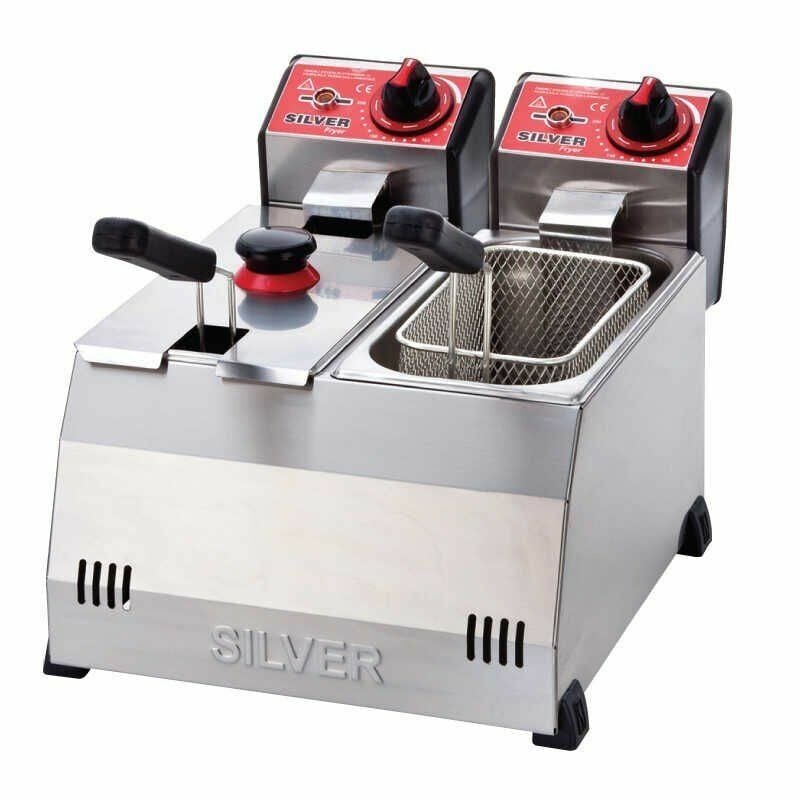 Işıkgaz Elektrikli Fritöz 3+3 Litre