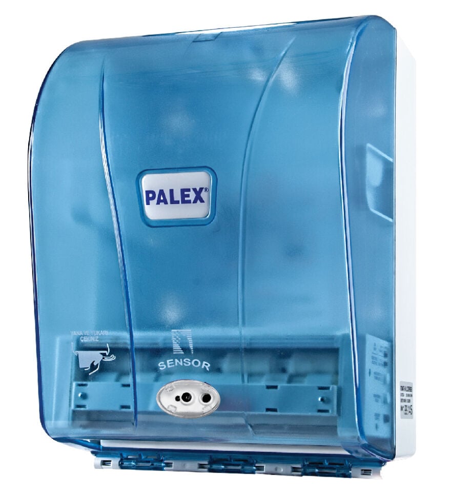 Otomatik Havlu Dispenseri 21 Cm (Şeffaf Mavi)